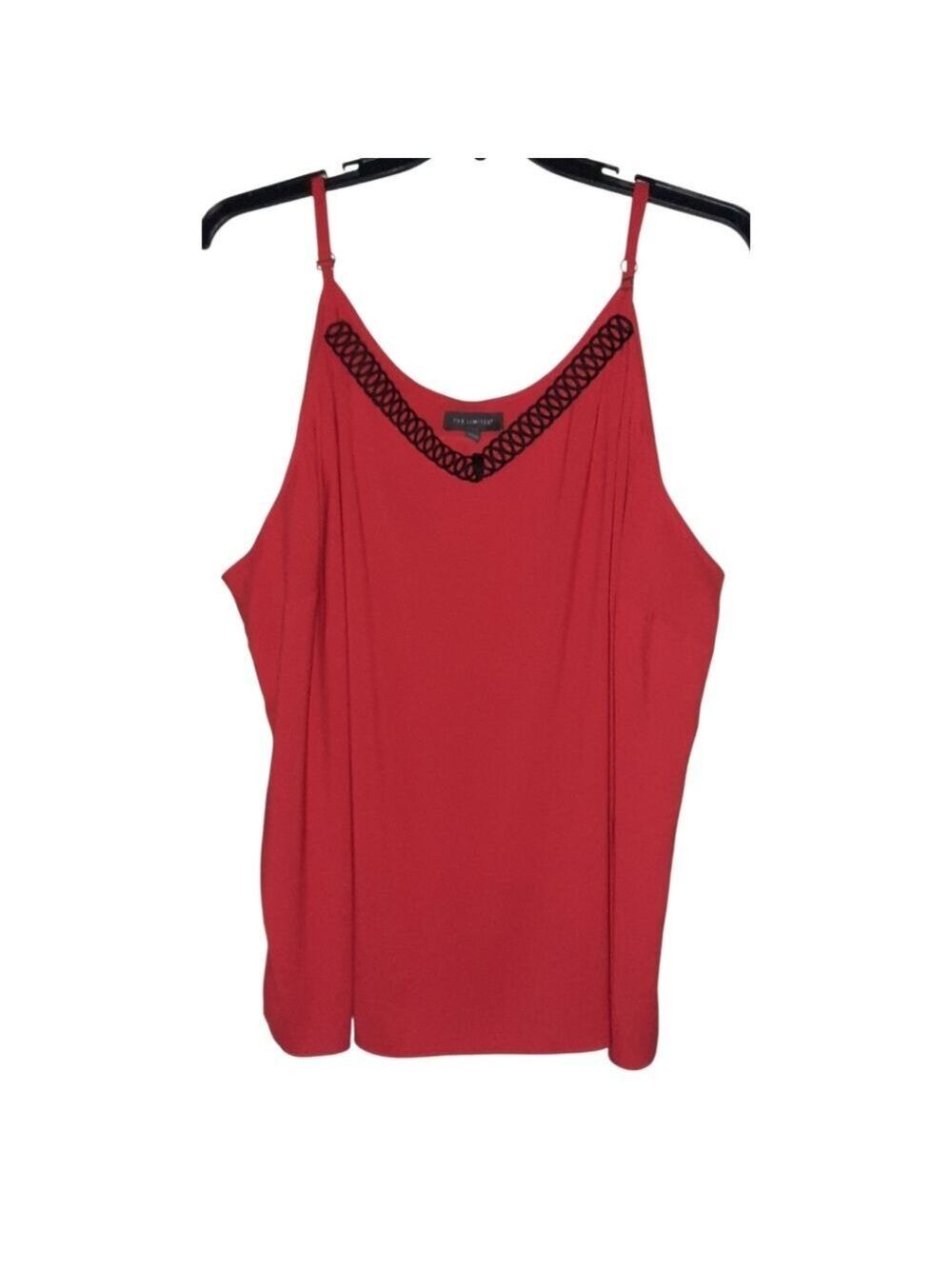 The Limited Red and Black Camisole Size 3X - Picture 2 of 5